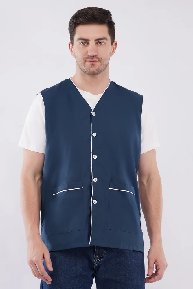 Housekeeping Mens Staff Sleeveless Apron